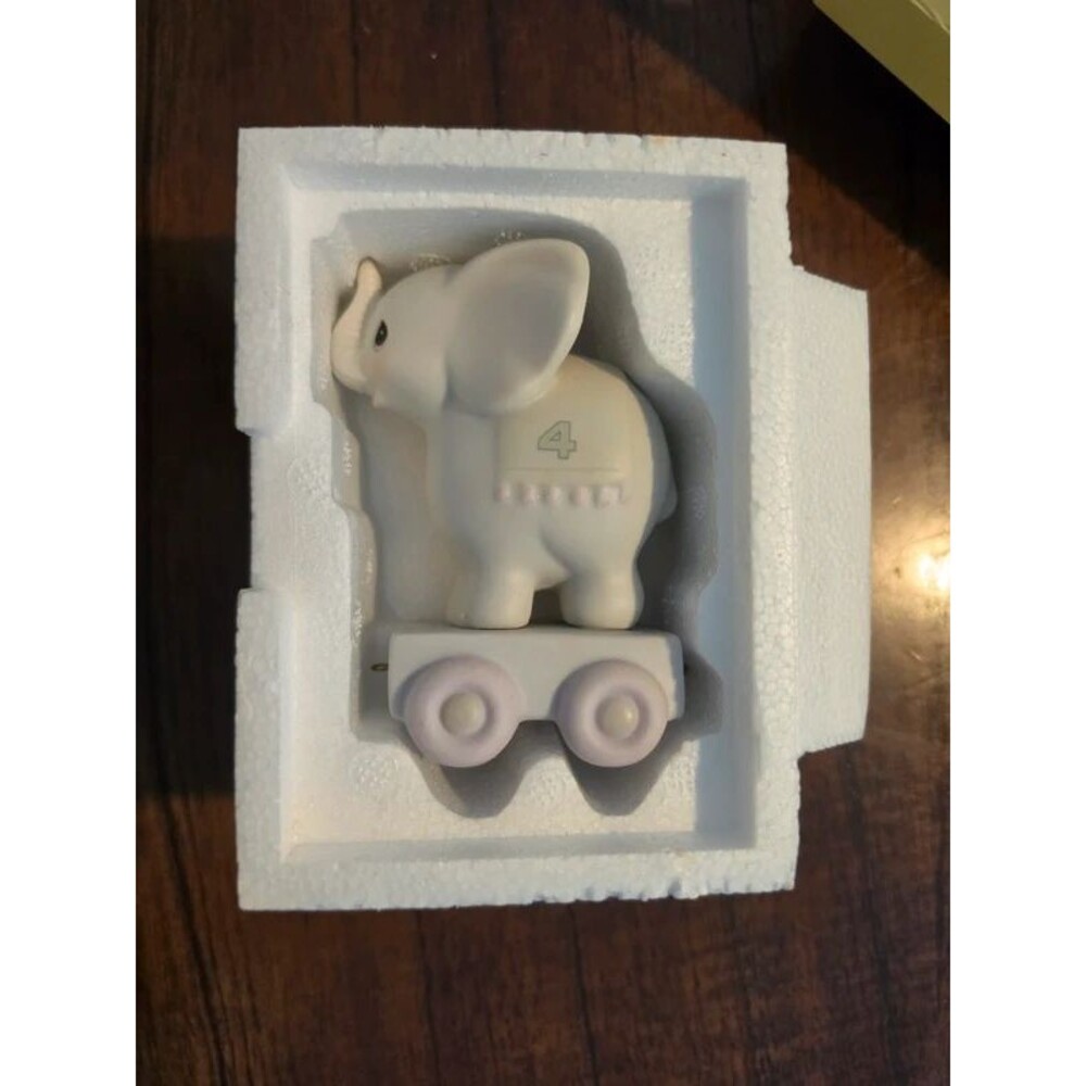 Precious Moments Birthday Train Elephant Age 4 May Your Birthday Be Gigantic